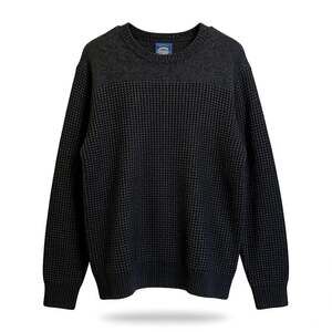 Cambridge Dry Goods Men's Gray Long Sleeve Lamb’s Wool Blend Sweater Size S